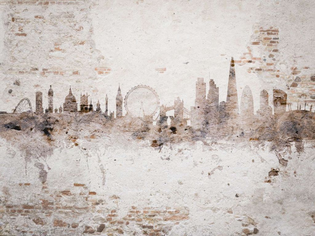 Aquarelle skyline, Londres