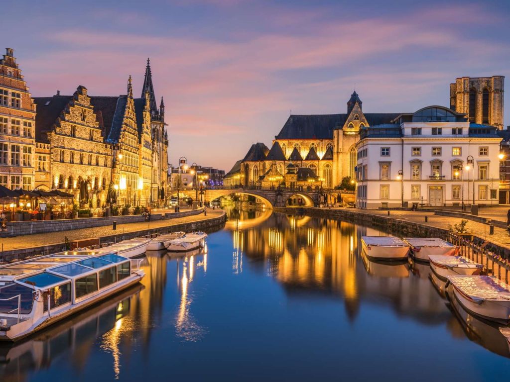 La rivière Lys à Gand